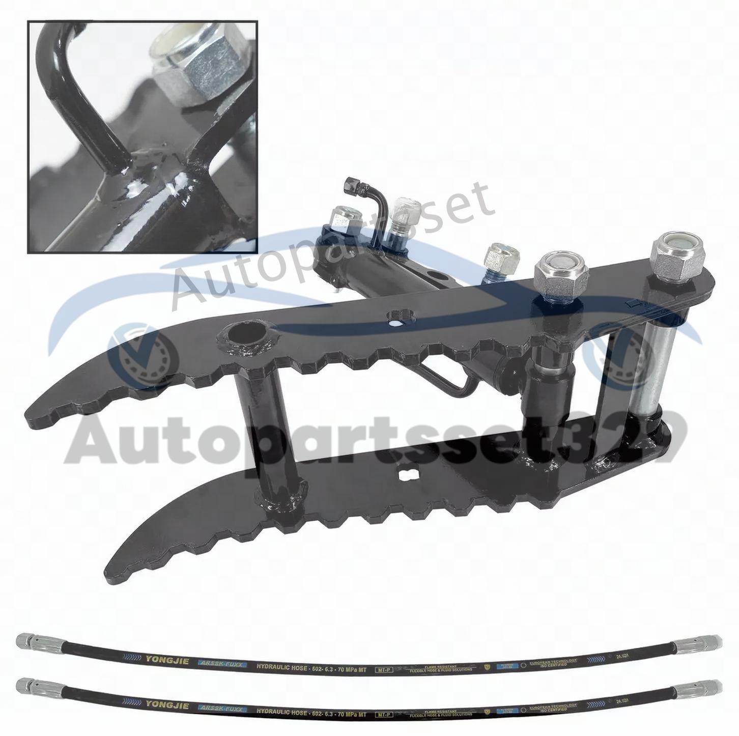 Mini Excavator Attachment Three Holes Hydraulic Clip Thumb for Small Digger