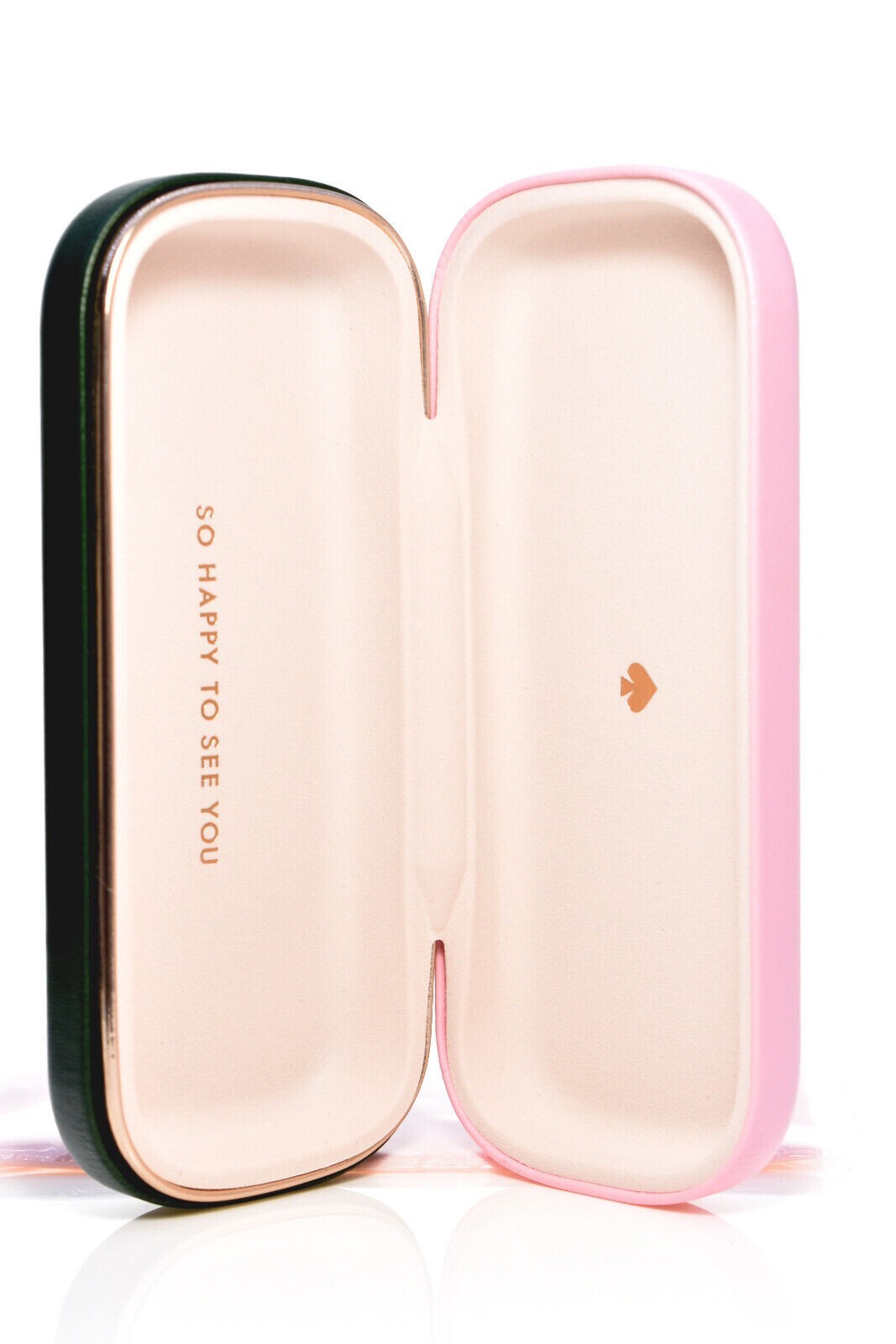 Kate Spade New Authentic Hard Clamshell Eyeglasses Case - Pink