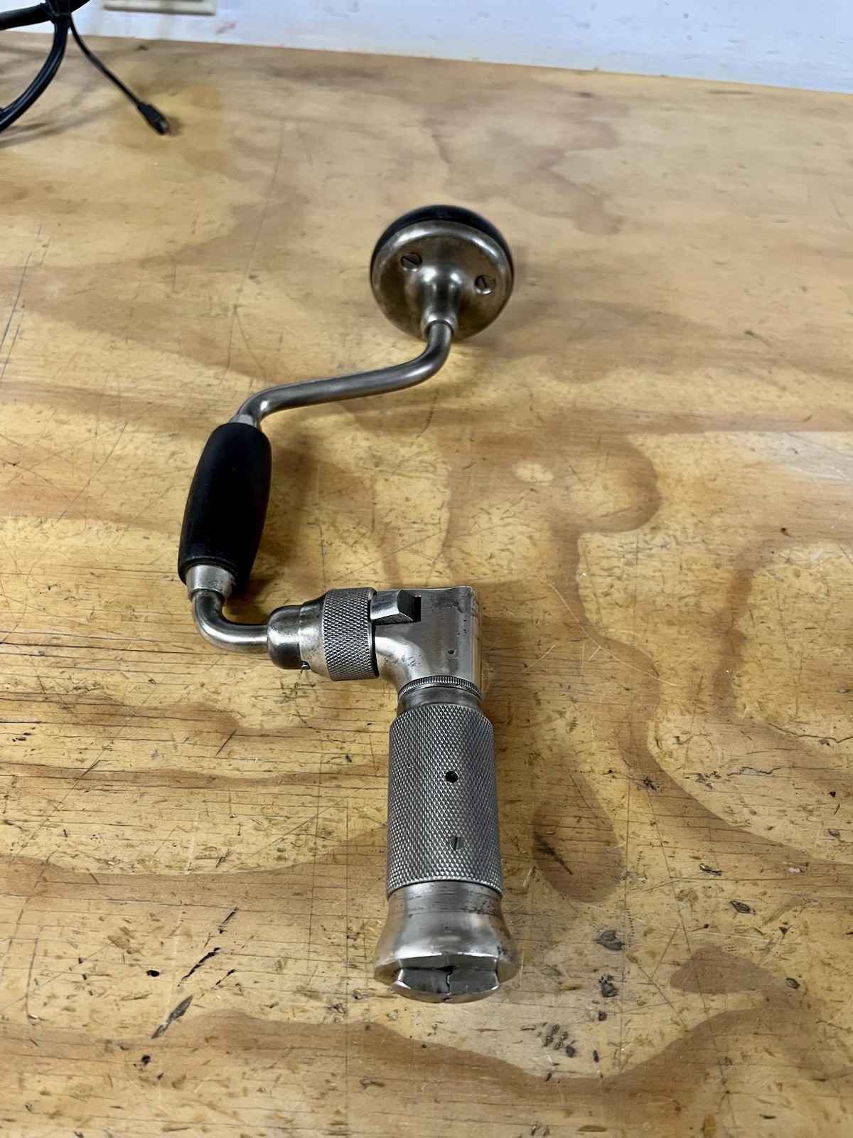 Vintage John Fray Rare Petite 6” Sweep Bit Brace Hand Drill Fine & Shop Ready