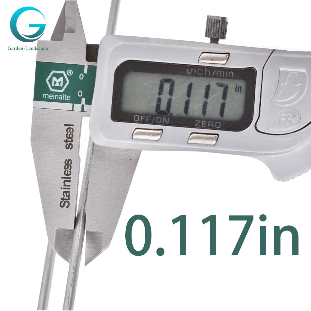 500 Pack U-Pin Garden Stakes Galvanized Landscape Sod Staples 11 Gauge 6 Inch