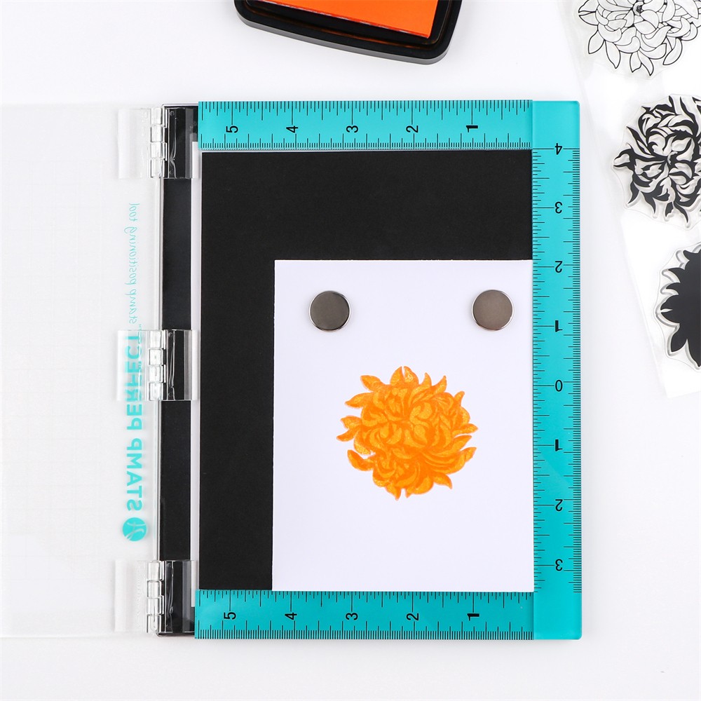 Stamping Tool Hinged Stamping Platform Stamp Positioner For Clear Stamps Craft