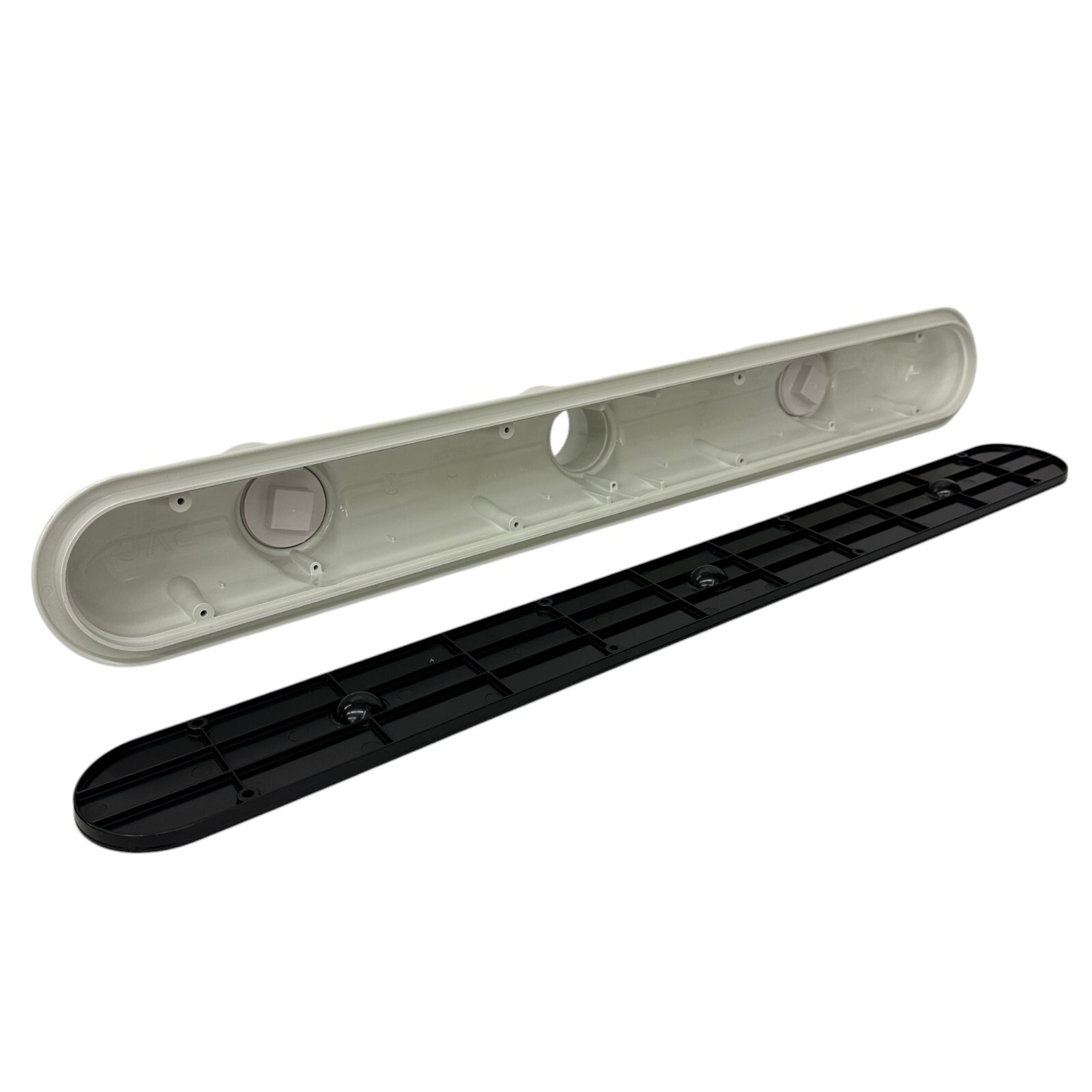 AquaStar 32CDP101 Paramount 3 Port Sump for BuzzTop Channel Drain PVC 32in