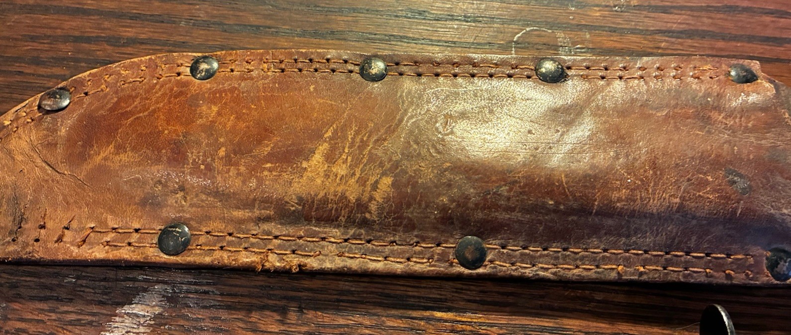 US Army USMC Marine WWII Theater Handle Western G46-8 Fighting Knife, Sheath Vtg