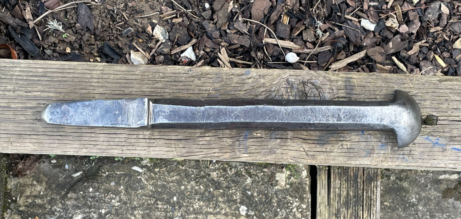 Vintage Half Moon Blacksmiths Mushroom Stake Anvil Domed Tinsmith Old Tool