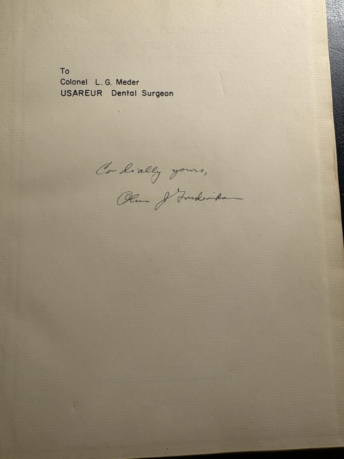 SIGNED American Military Occupation Germany 1945-53 USAREUR WWII HC