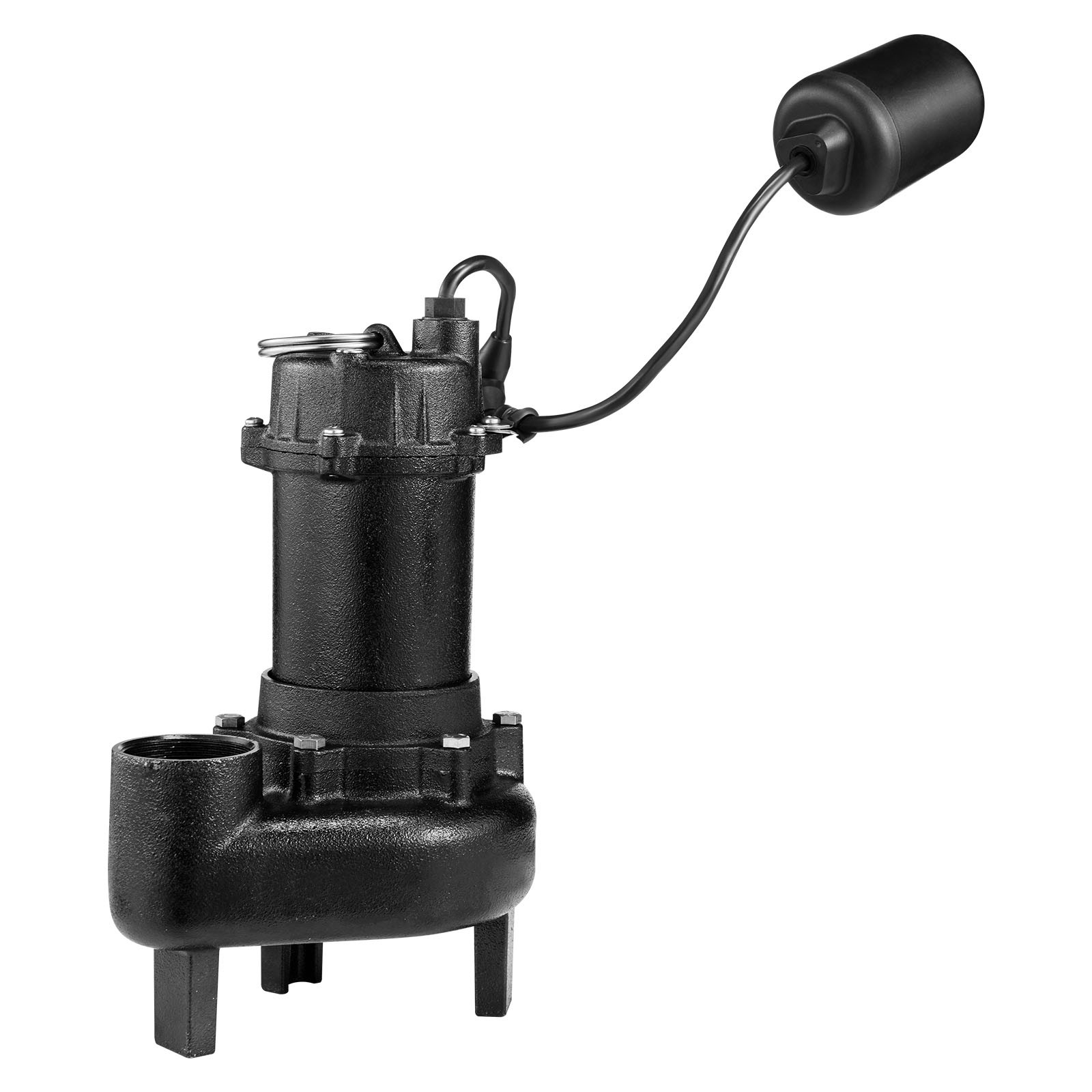Uimoso 1 HP Submersible Sewage Pump, Cast Iron, 5200 GPH, 25 ft
