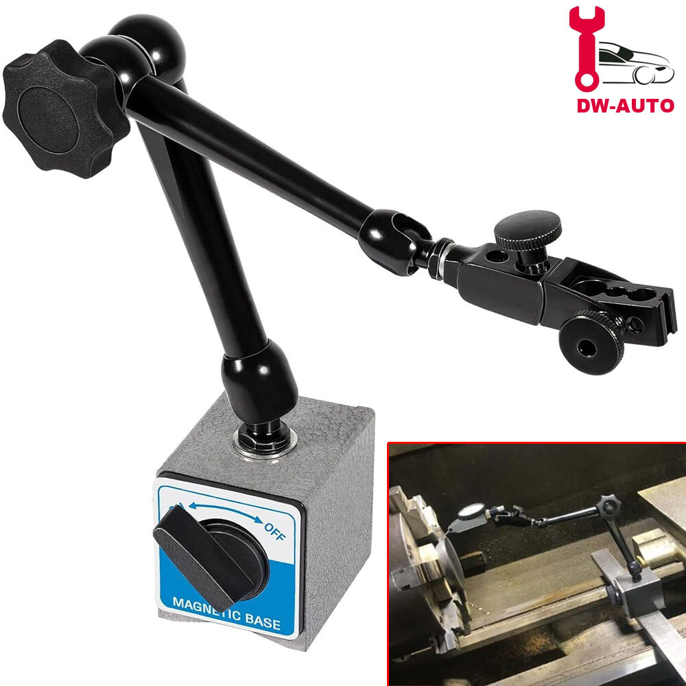 For Noga DG61003 Dial Gage Test Indicator Holder Magnetic Base 176lb Fine Adjust