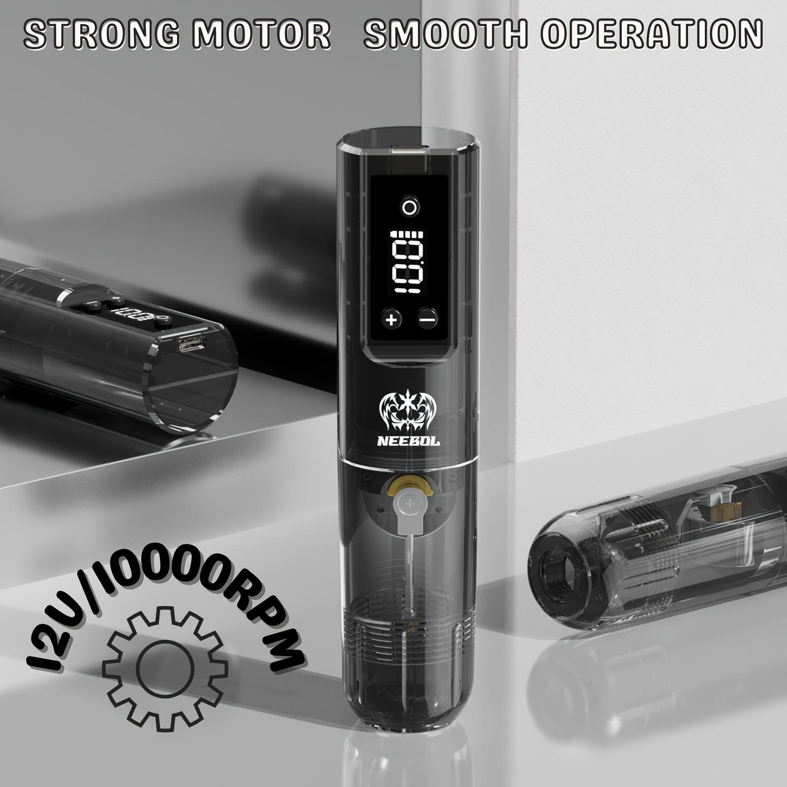 Neebol Tattoo Pen Kit Lightweight Tattoo Machine with Needles Tattoo Supply Gift