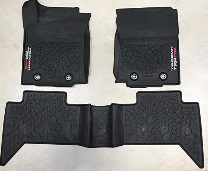 Tacoma OEM Floor Liners All-Weather TRD Pro Double Cab ATM PT908-35200-02