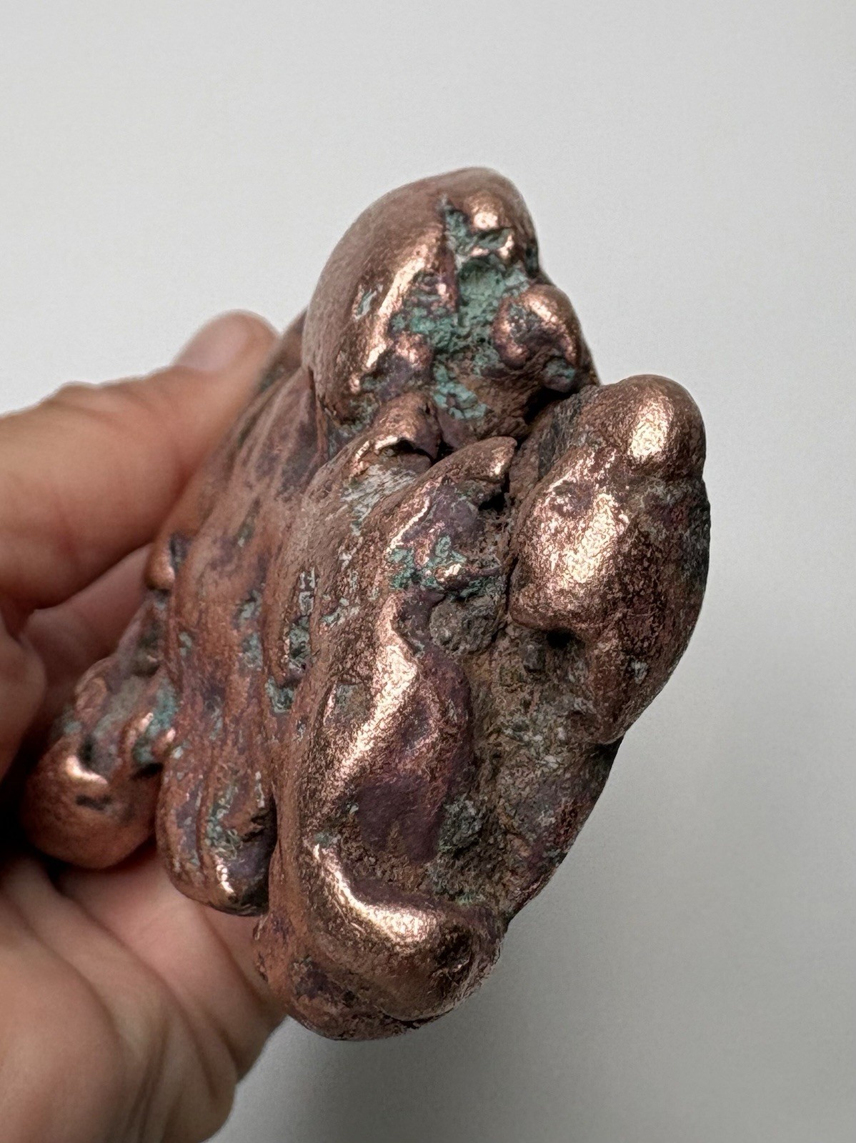 Pure Native Michigan Float Copper Mineral Specimen Lake Superior Keweenaw