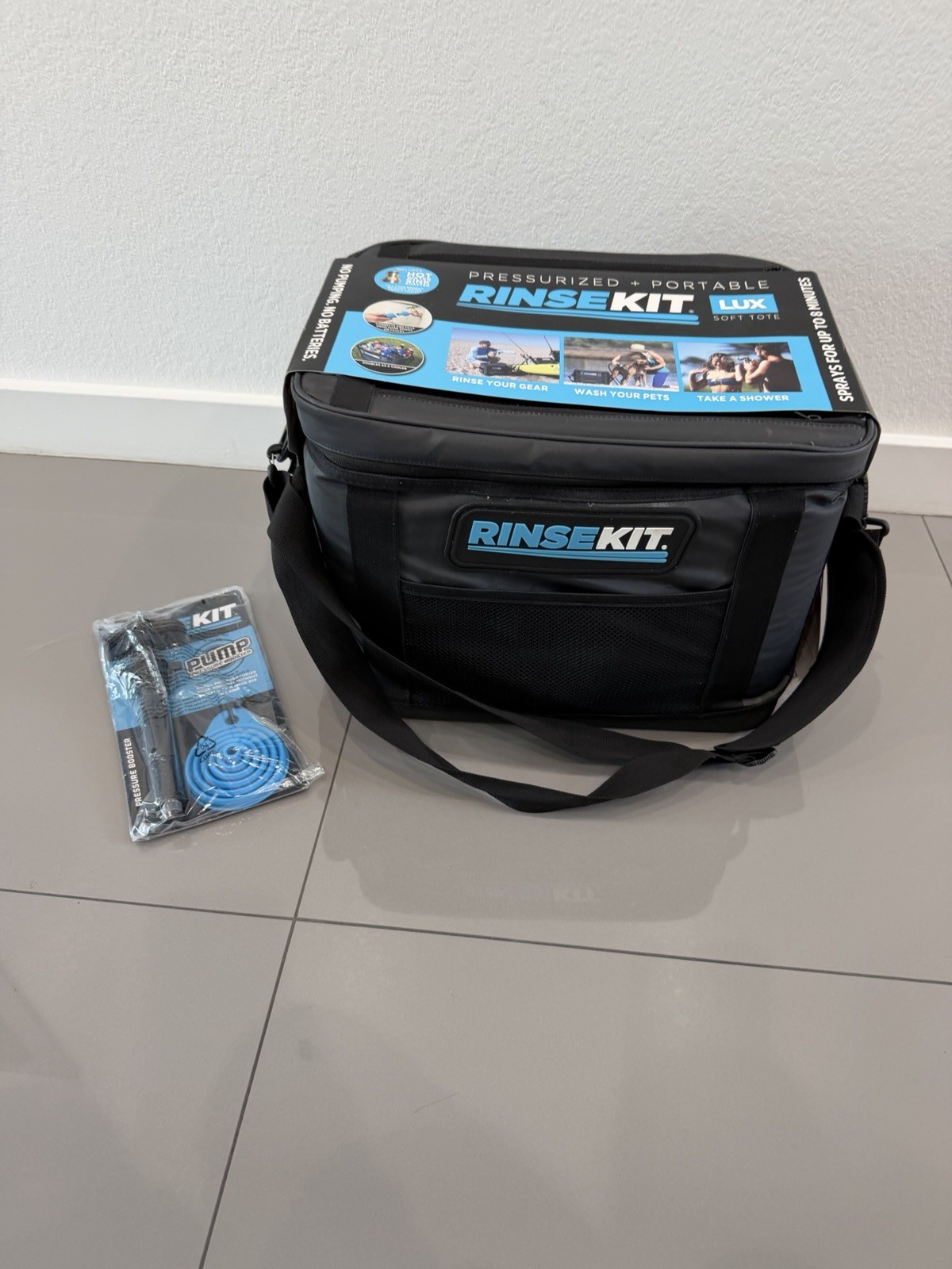 Rinsekit PRO 3 Gallon Portable Shower - Brand New