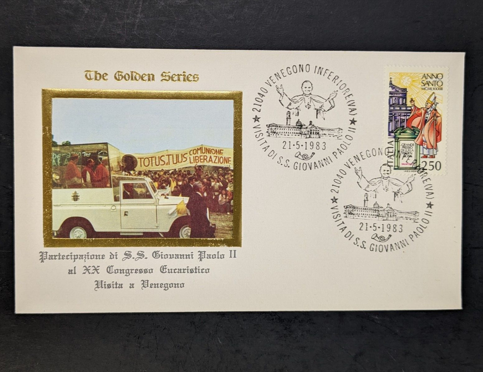 Pope John Paul II, Presides Over 20th Eucharistic Congress, 12 Covers Plus