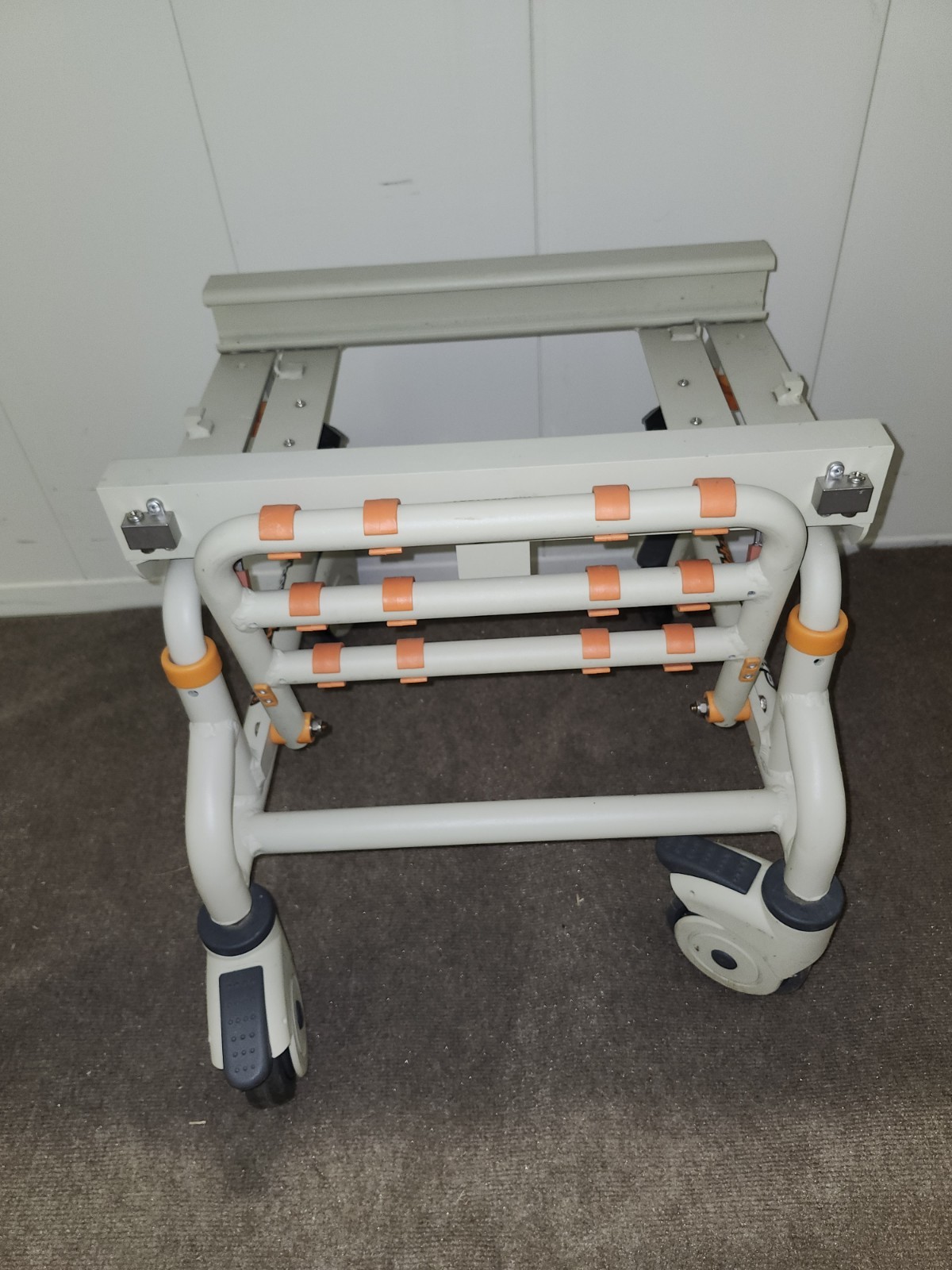 ShowerBuddy New SB2 Rolling Chair Base With Footrest And Locking Casters
