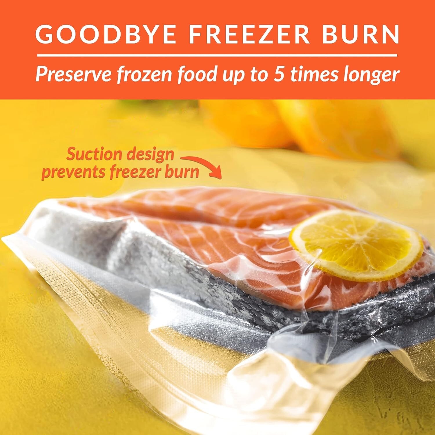 300 Vacuum Sealer Bags 8X12" Quart Food Vac Storage for Food Saver, Seal a Meal