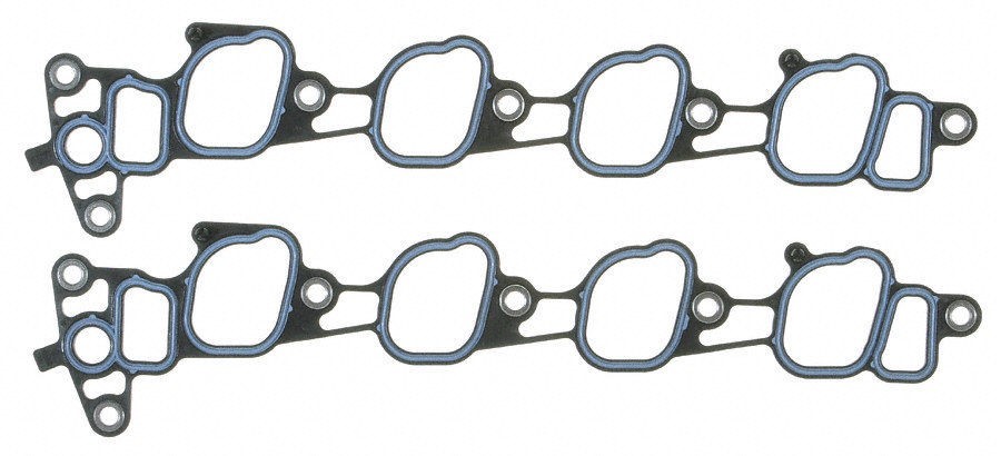 Set Ford Engine Lower Intake Manifold Gaskets Mustang Van Truck 4.6 SOHC V8 5.4