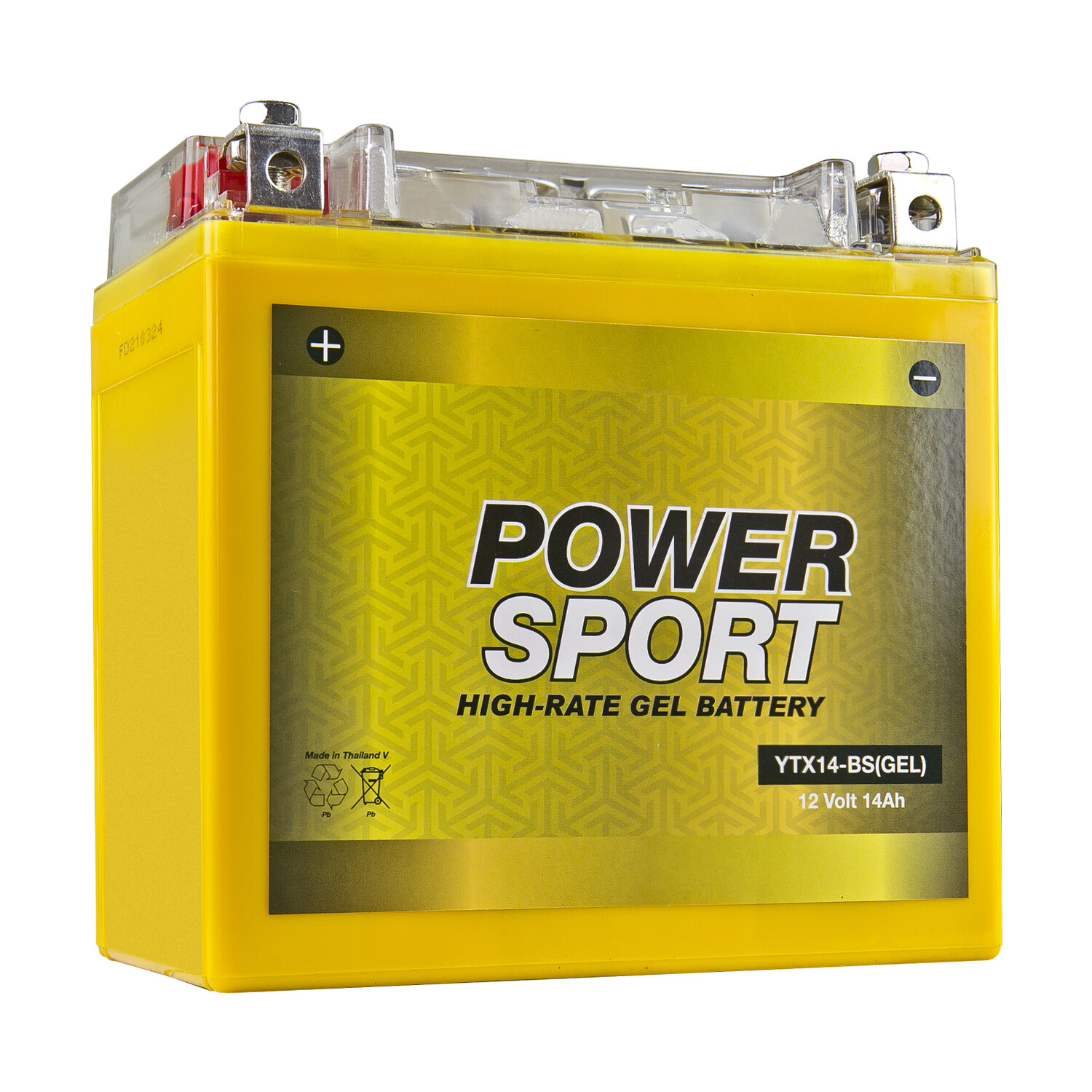 YTX14-BS High Performance - Maintenance Free - Sealed Gel Motorcycle Battery