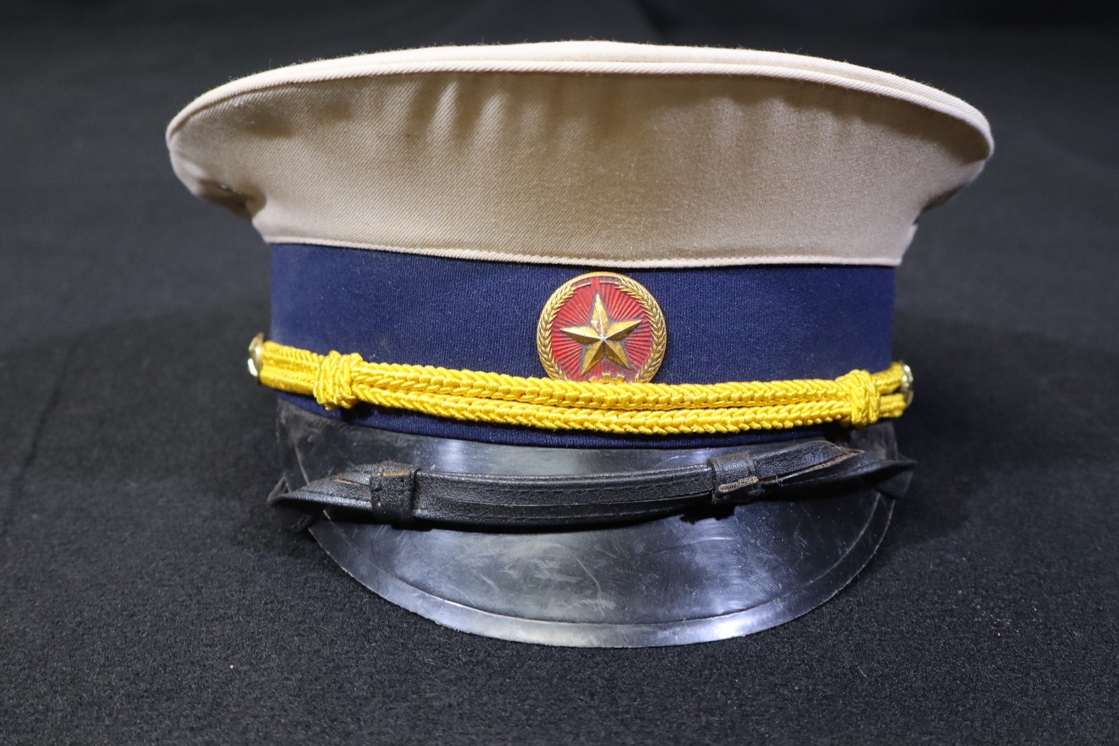 Original Vietnam North Vietnamese Army N.V.A Navy Officers Visor Cap