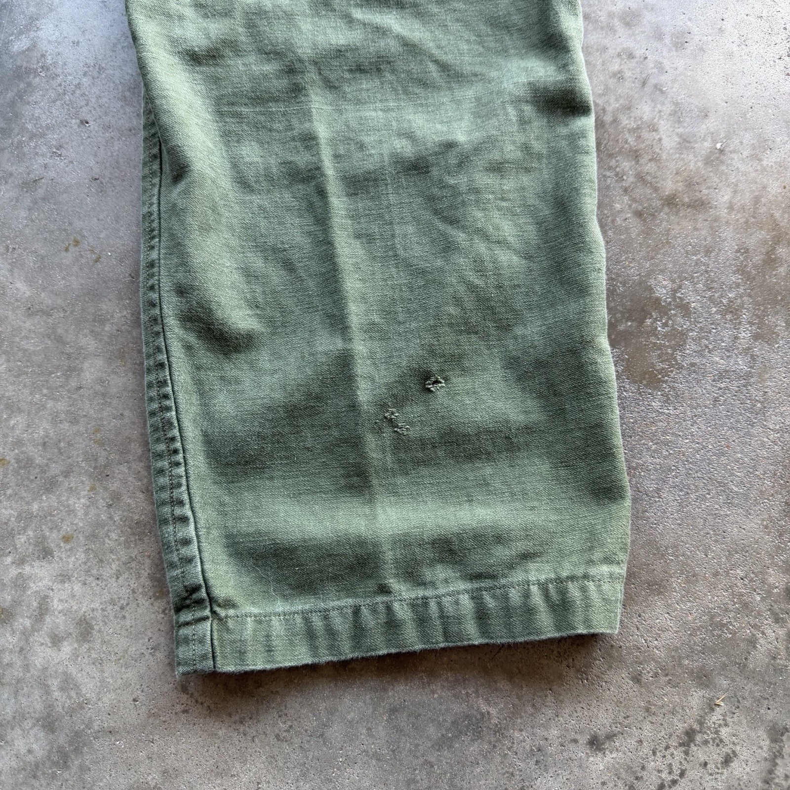 VTG 50s Korean War OG-107 13 Star Button Fly Pants 29 X 27