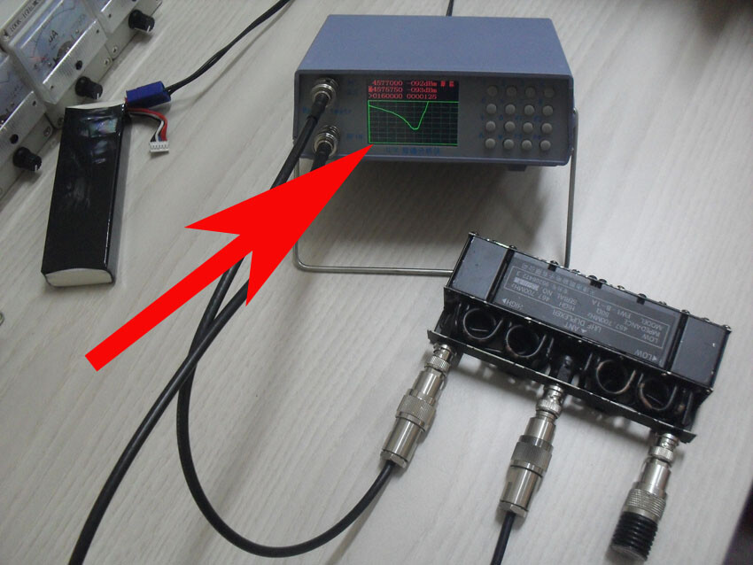 NEW UV UHF VHF dual band spectrum analyzer / tracking source tuning Duplexers