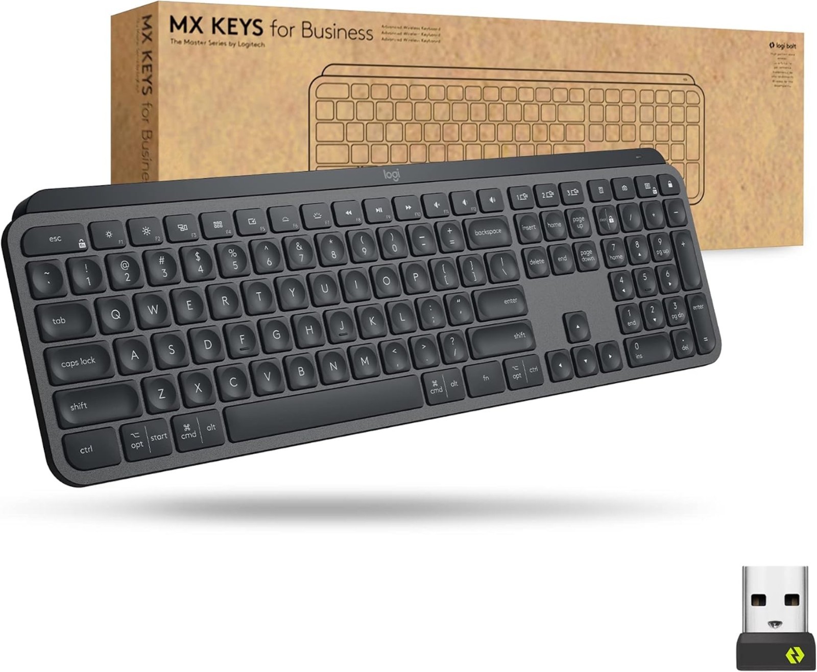 New Logitech MX Keys For Business Advanced Wireless Keyboard 920-010116