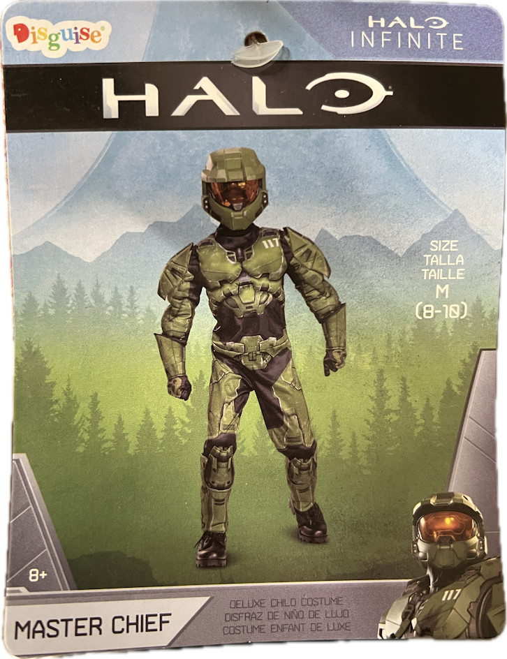 HALO MASTER CHEIF DELUXE CHILD COSTUME MEDIUM 8-10
