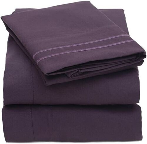Split Top Flex King Sheet 4 pc set For Sleep Number Bed 1900 Count Deep Pockets