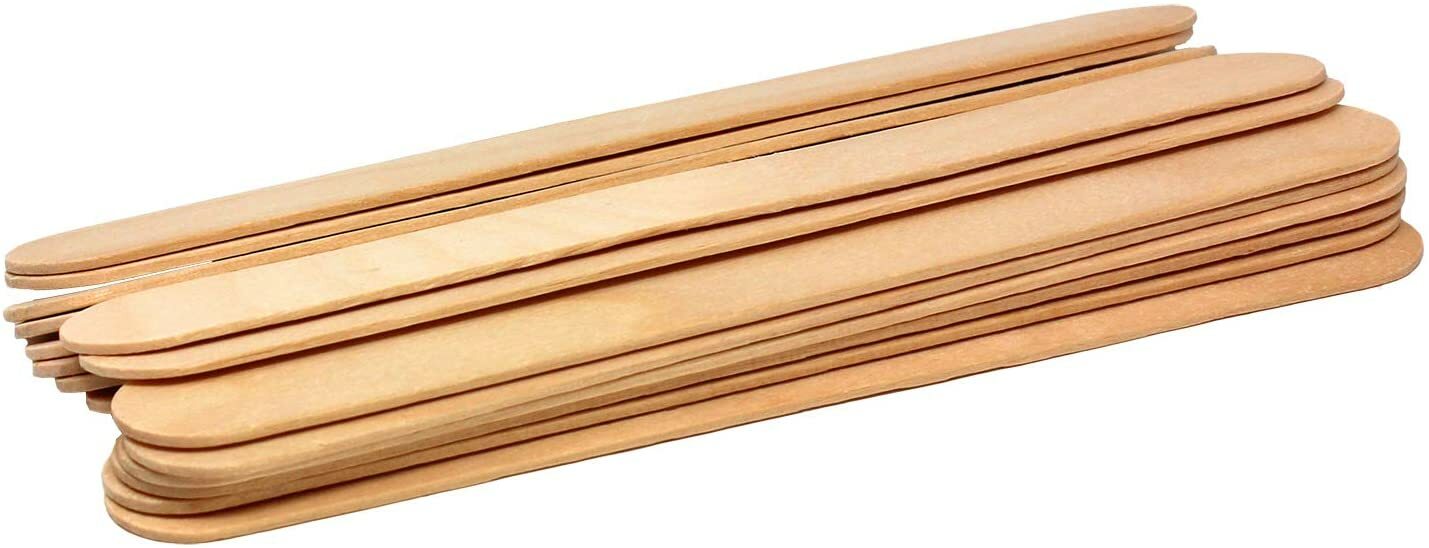 Ever Ready First Aid Medical 6" Wood Tongue Depressors Adults Children - 100CT