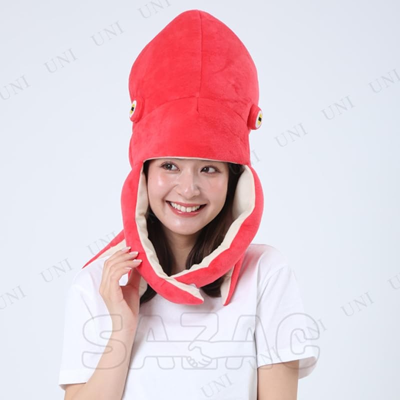 Kigurumi Deluxe Cap Hat Animal Octopus Plush Funny Costume Headwear