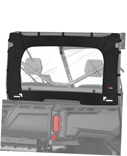 UTV Soft Rear Windshield Compatible With Can-am Defender 2016-2024 HD 5/ 7/