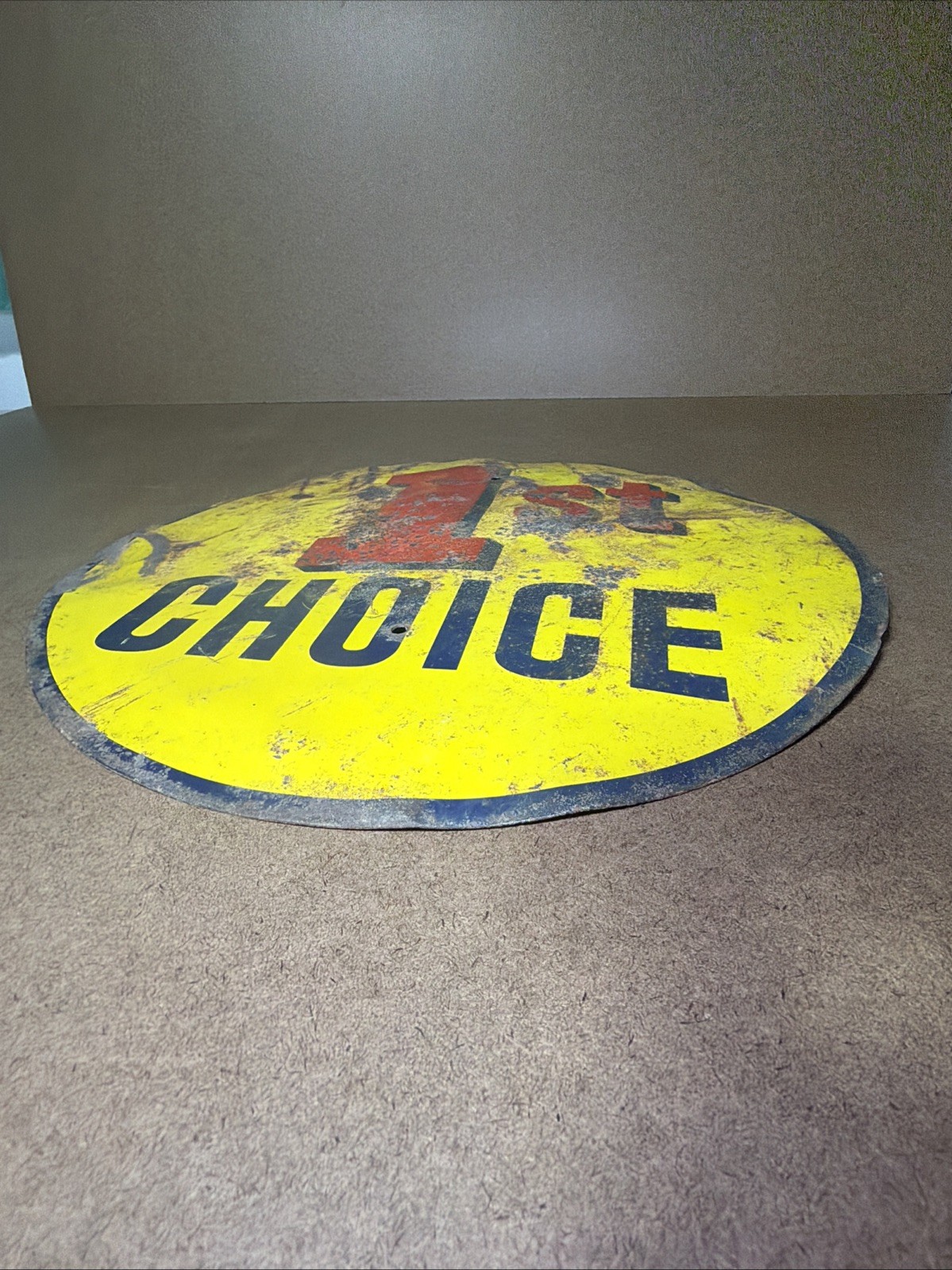 VTG RARE Dodge 1st Choice Metal Sign 19” Mopar USA, Man Cave/She Shed HTF WOW!