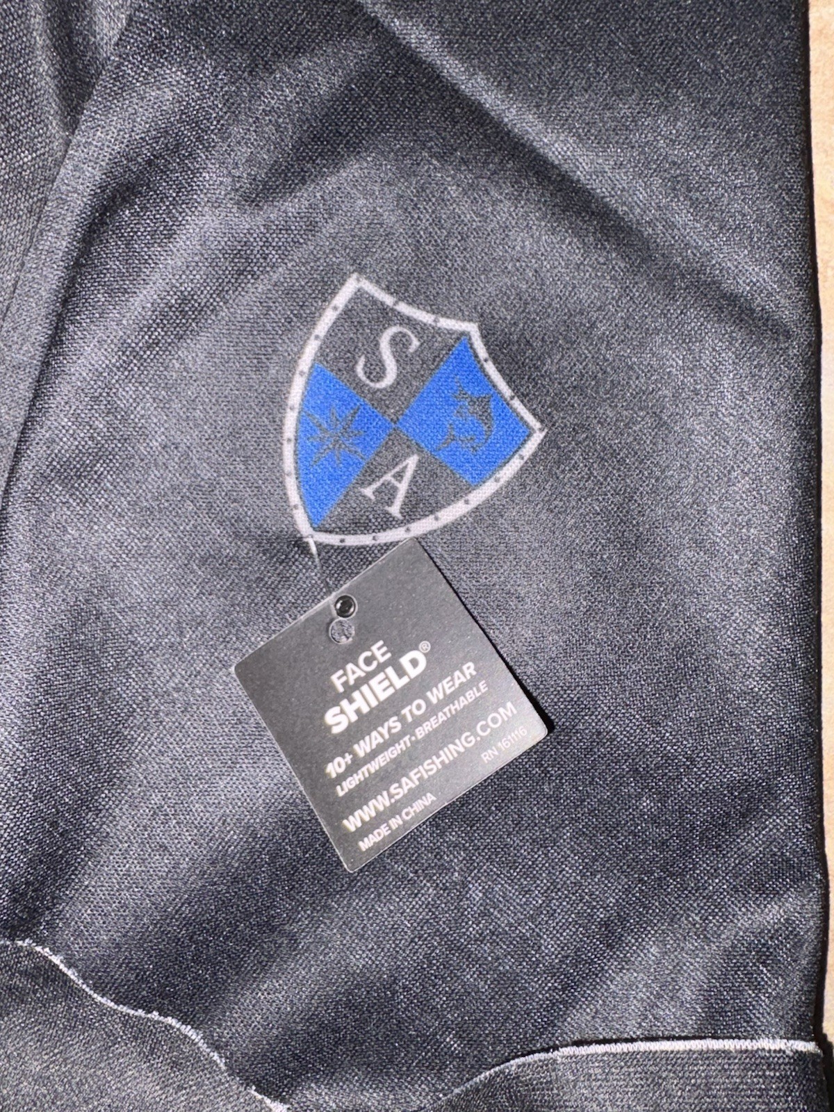 SA Neck Gaiter Face Shield Mr. Jokester Black Multicolor Multi-Way Polyester