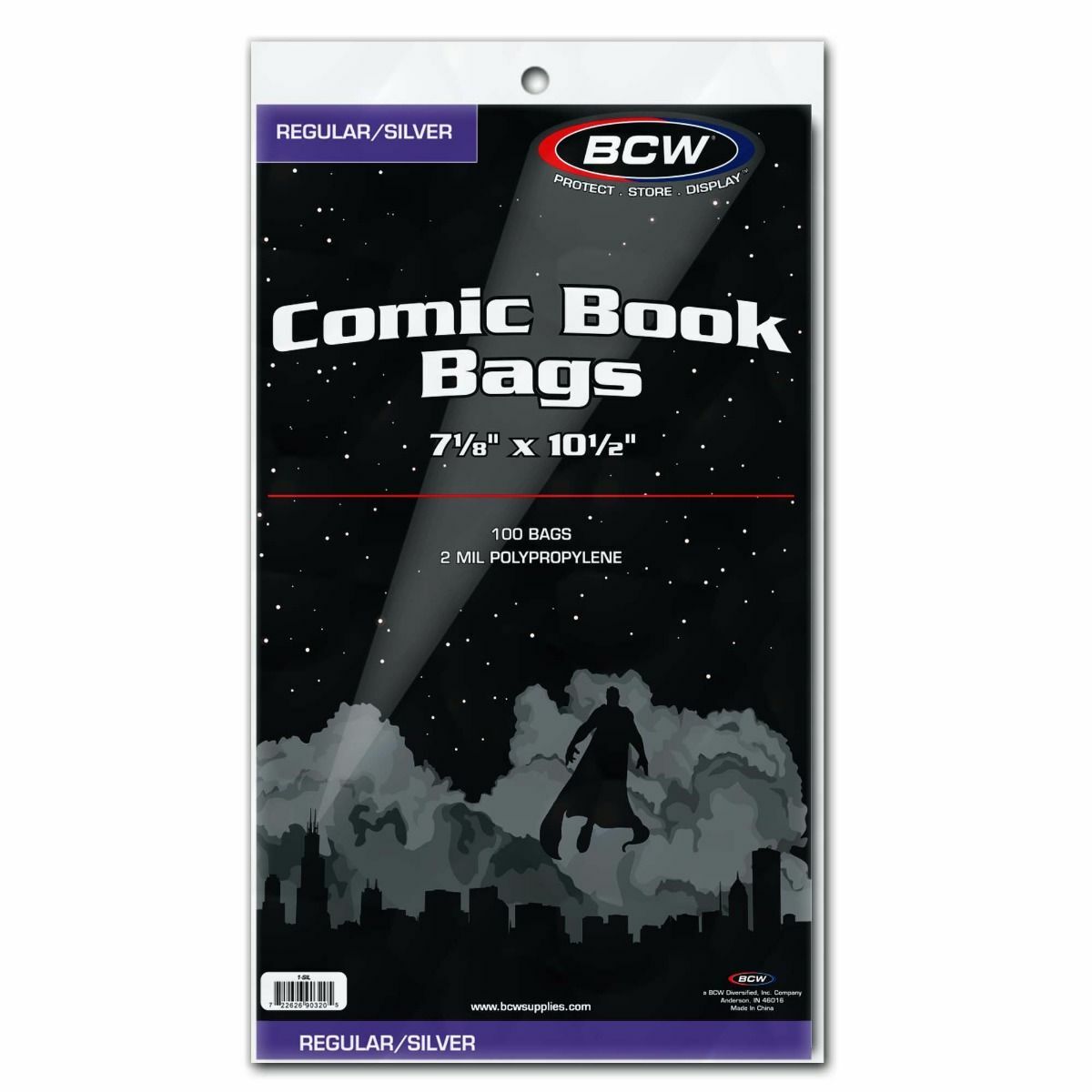 100 New BCW Silver Age Comic Book Bags And Boards - Acid Free - Archival Storage