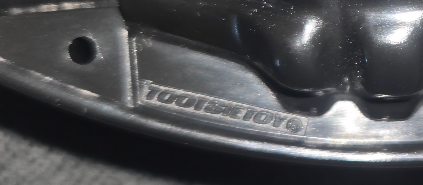 70275 NEW Old Stock Tootsietoy Black Plastic & Alum Cap Grenade Free S&H