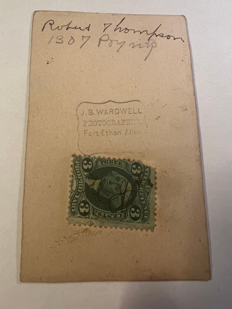 Civil War CDV Pvt Robert Thompson 6th Pa Heavy artillery Battery B