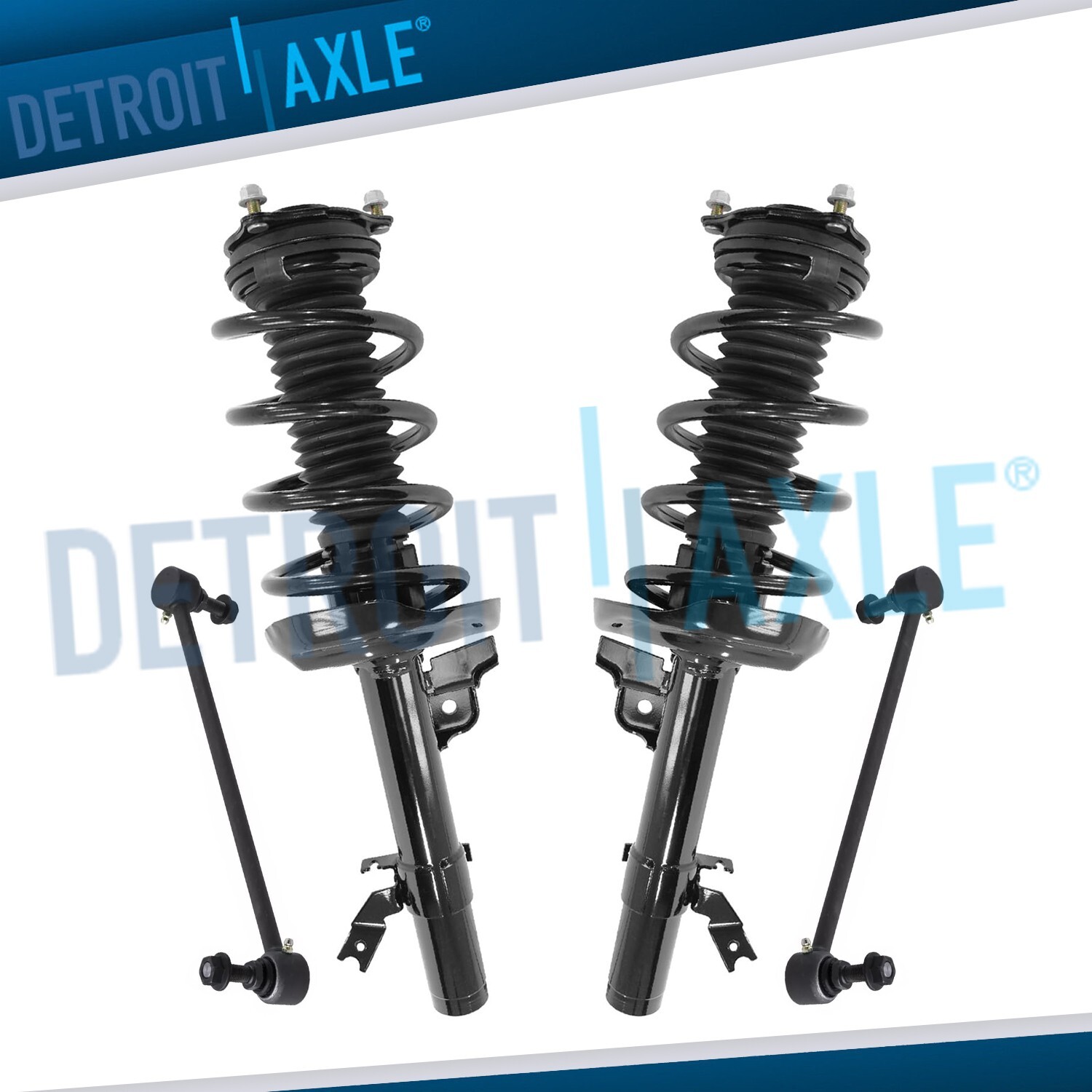 Front Struts w/ Coil Spring Sway Bars Kit for 2016 - 2020 Honda Pilot Ridgeline