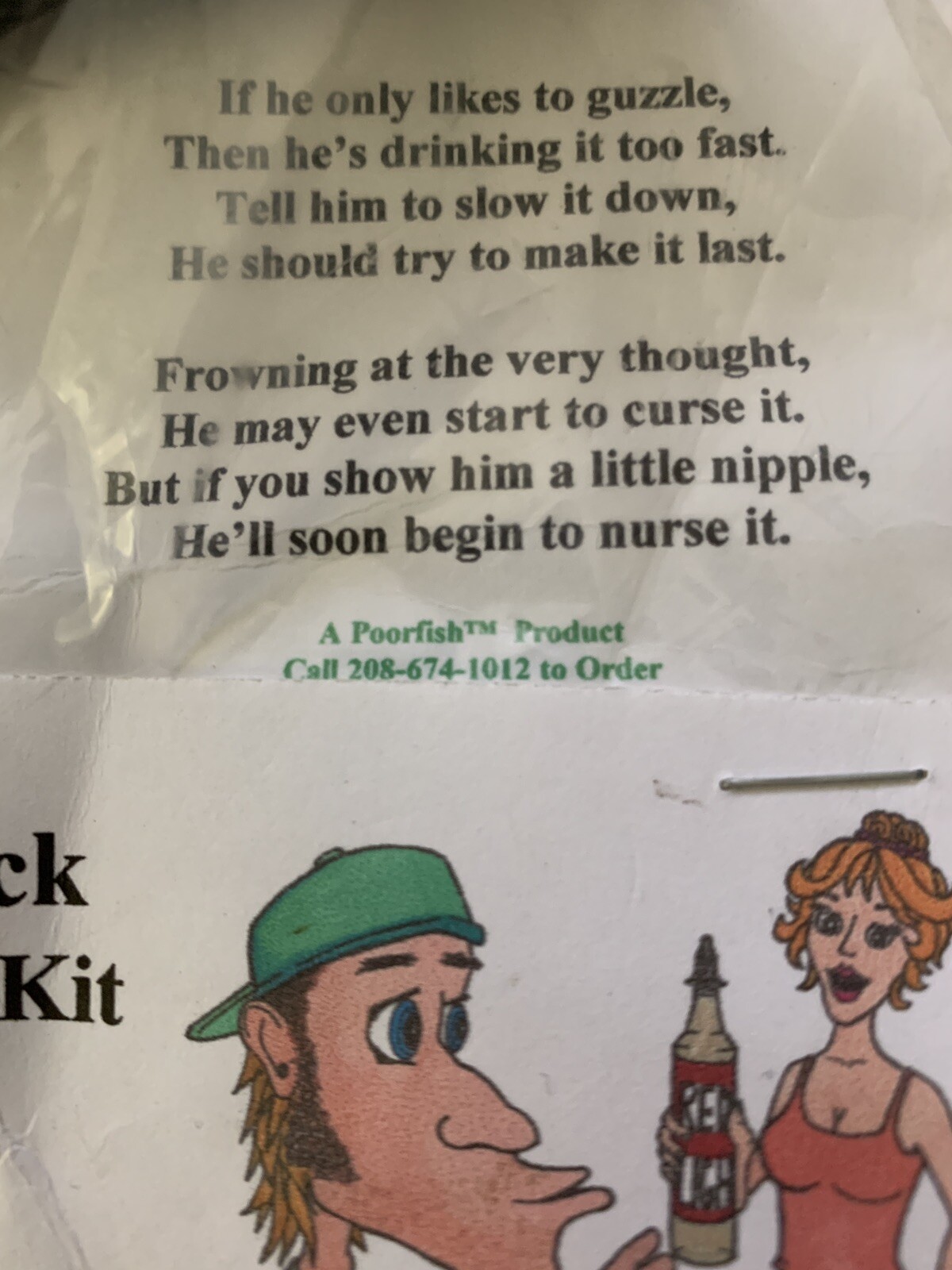 Humorous Pacifier Kit Red Neck Humor Lot Of 2 Bottle Attachment