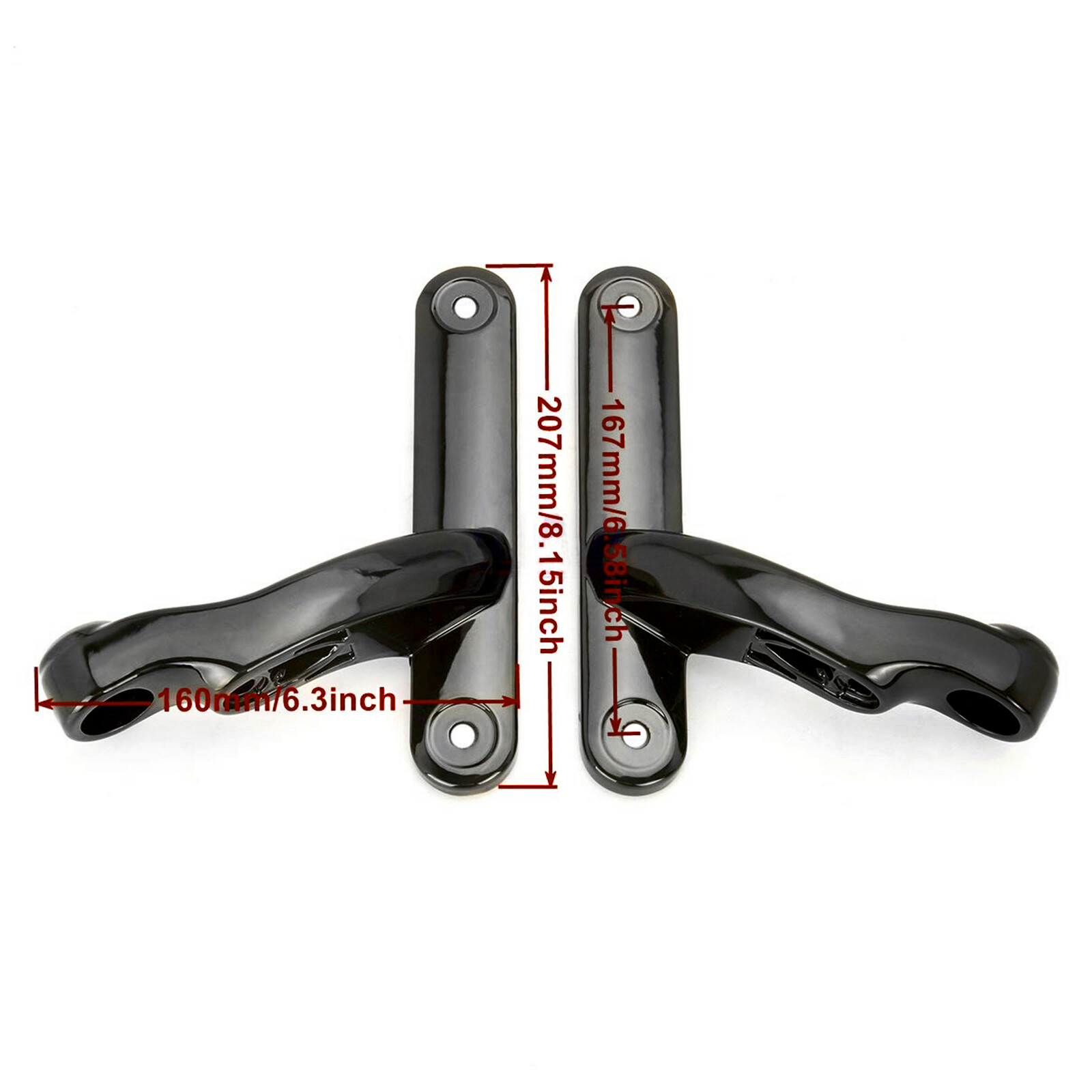 Fog Light Lamp Housing Bracket Led 4.5'' Outer For Harley Street Glide Road King