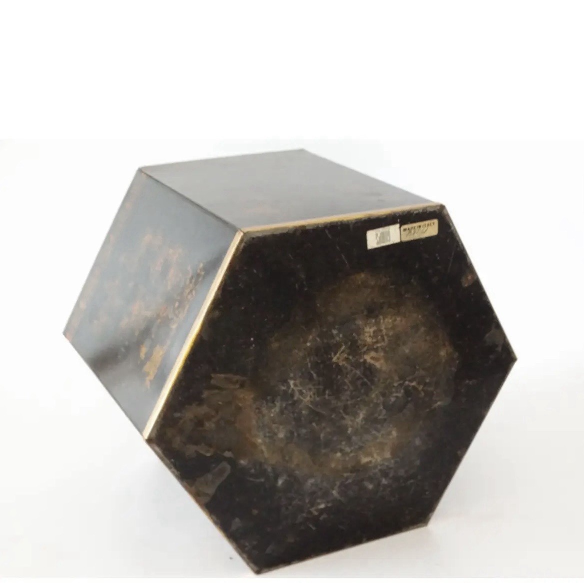 Italian Regency Style Toleware Jardinieres Preserved Boxwood Pair Gumps