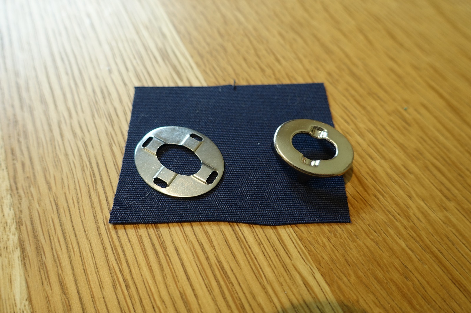 Turn button / common sense fastener hole punch cutting tool by J Clarke Marine