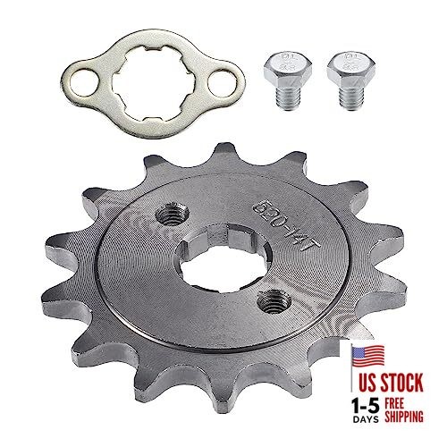 1 Set 520 Style 14 Teeth 20mm ID Motorcycle Front Engine Sprocket Fit for