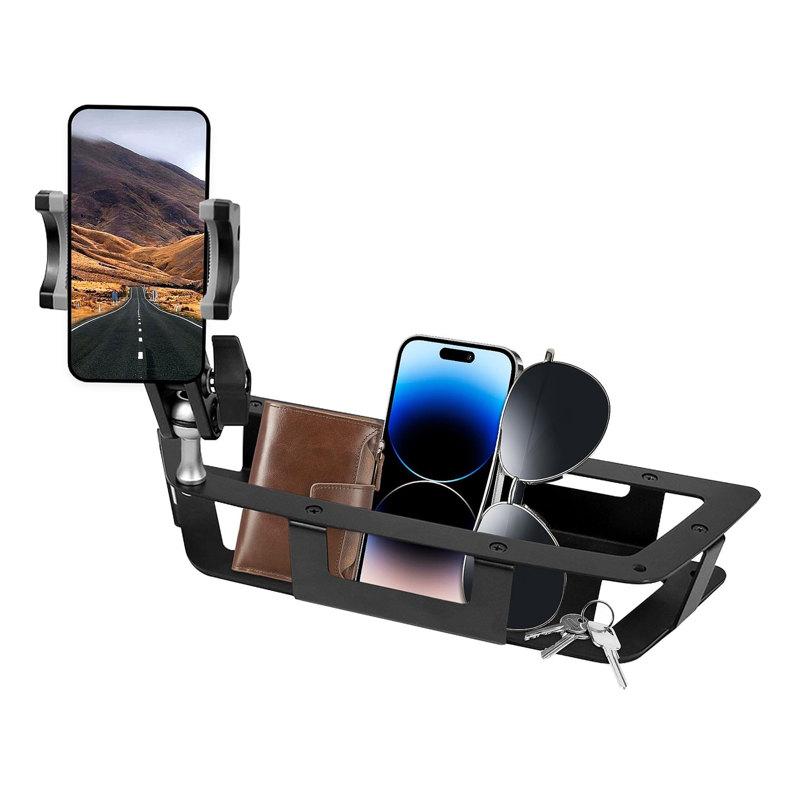 Metal Dash Mount Phone Holder Compatible with 2019-2024 2025 Silverado & 2019...