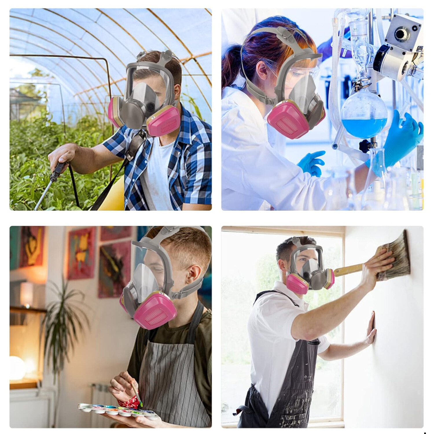 1 Pair 60926 Multi Gas Vapor P100 Replacement Respirator Protection Cartridge US