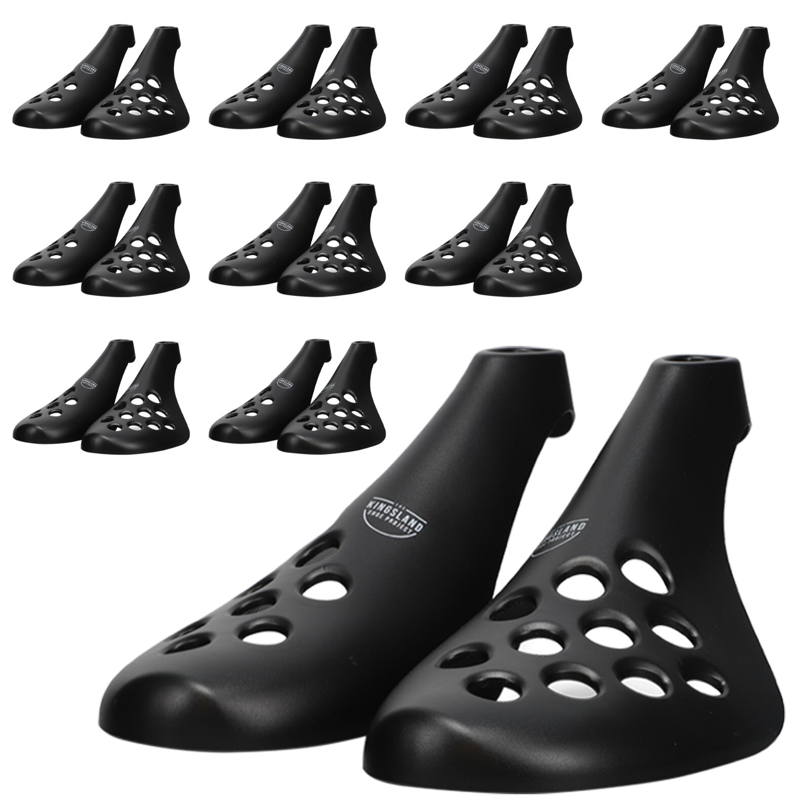10 Pack - Fresh Flow Shoe Trees for Sneakers, Shoes & Boots, Limit Creases +Wear