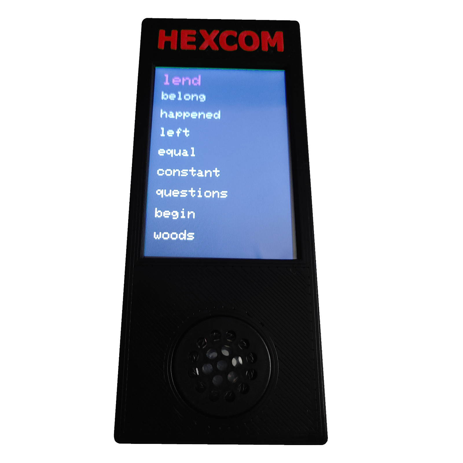 HexCom - WordBank Word Generator Ghost Hunting Equipment Paranormal Kit EMF
