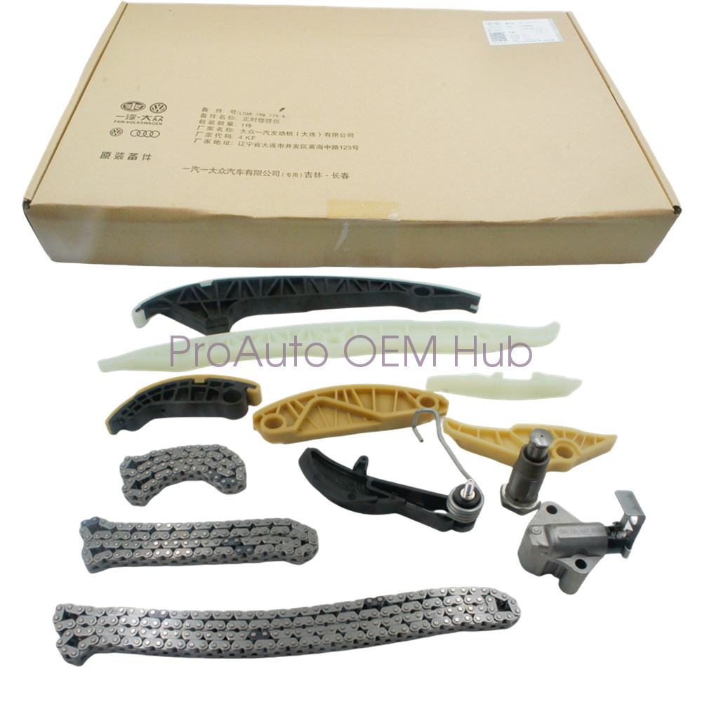 06H109467AE OEM Timing Chain 12pcs Kit for 2012-15 Audi A4 Q5 VW EOS GOLF 2.0T