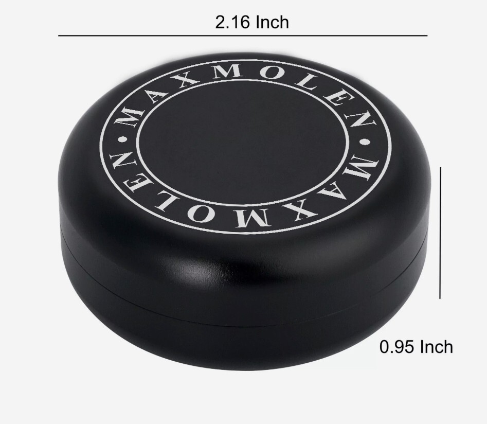 Air-tight Stash Container Storage- 2-in-1 Set. Portable Aluminum - Smell Proof