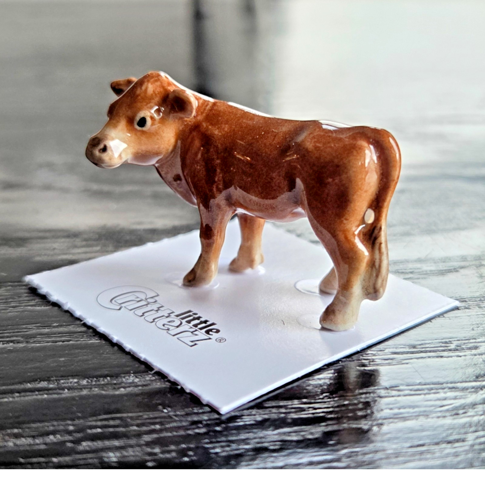 LITTLE CRITTERZ Jersey Cow "Butter" Miniature Figurine New FREE SHIPPING LC980