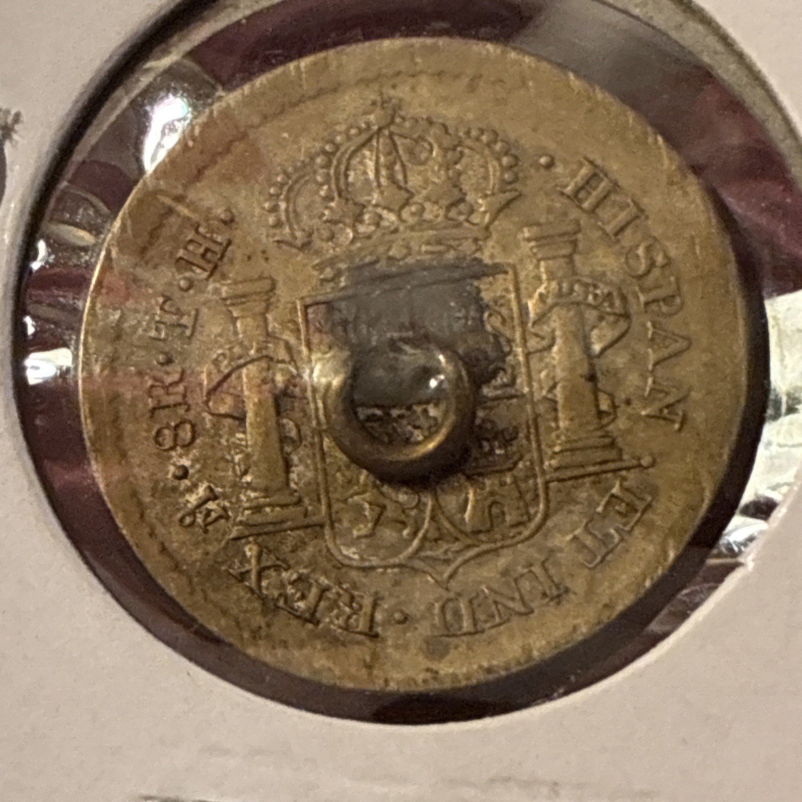 1805 Mexico Military Button