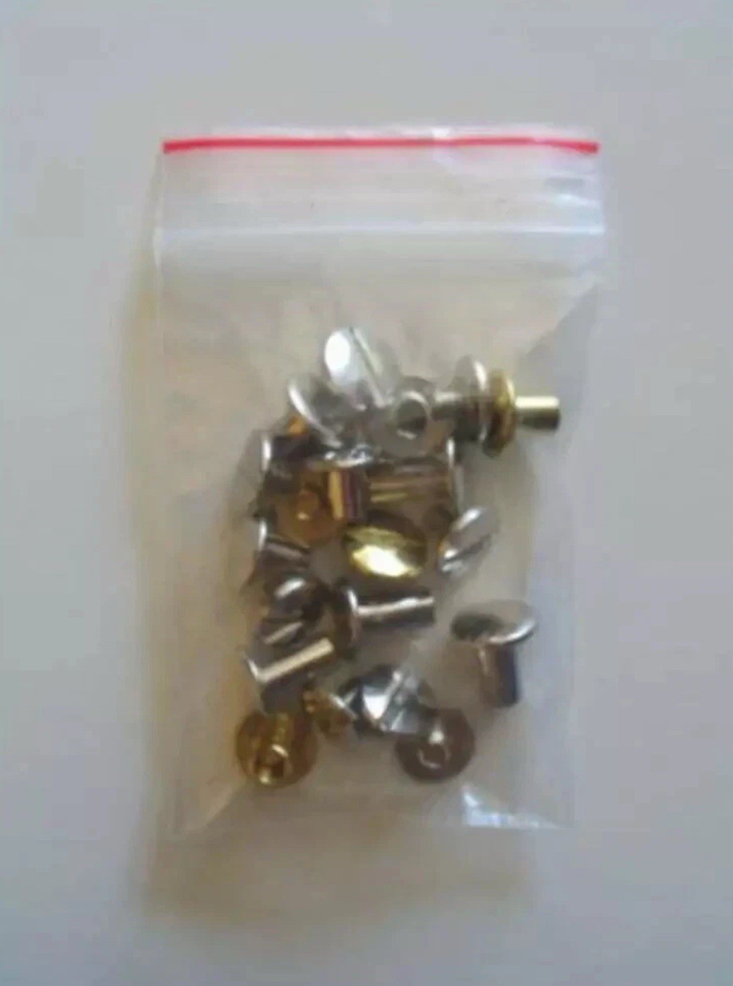 Chicago Screws 20 pc. Assorted Sizes Brass Chrome Floral Plain Bridle Repair