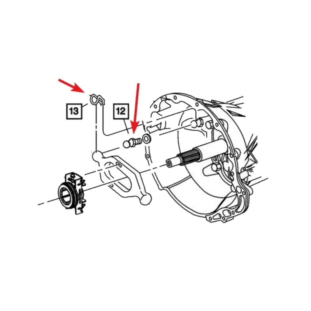 Dodge Jeep Clutch Fork Linkage Pivot & Clip NV4500 NV5600 G56 Ram 52087542